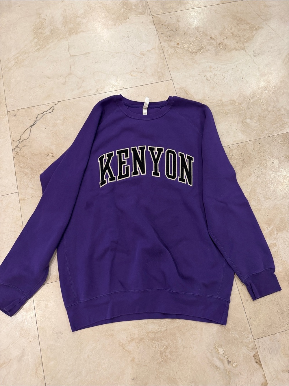Kenyon Purple Crewneck Sweatshirt